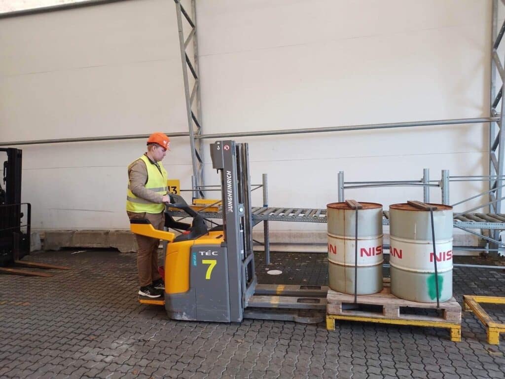 Gaffeltruck kursus på stu